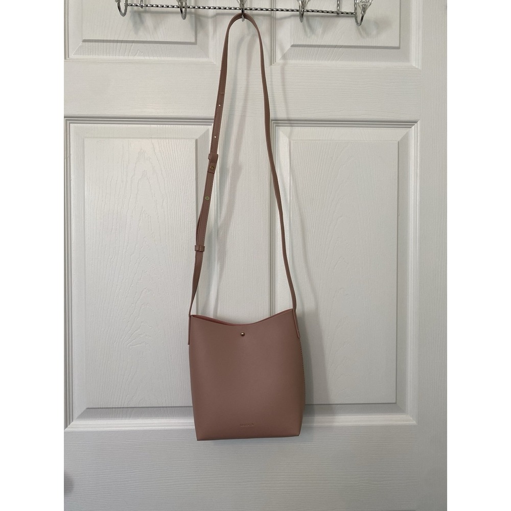 Samara‎ Medium Shoulder Bag Peony Blush Pink Crossbody Vegan
